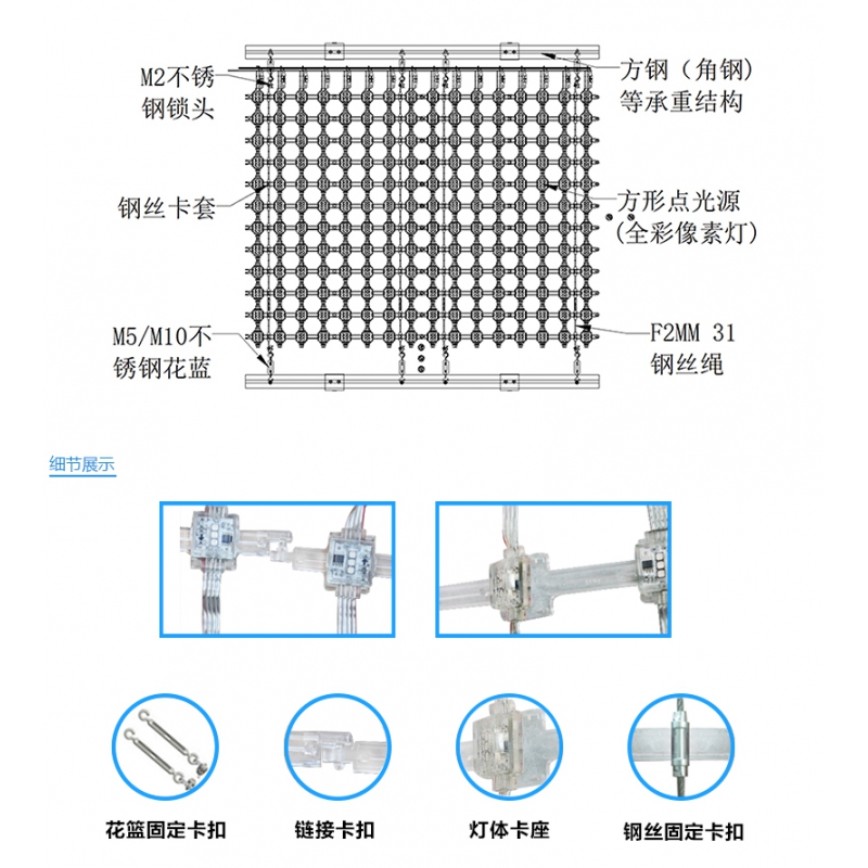 P62.5全彩網(wǎng)格屏，網(wǎng)格軟屏，戶(hù)外LED網(wǎng)格屏
